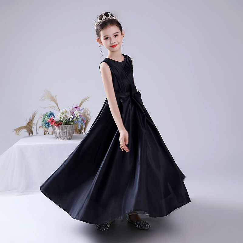 礼服儿童裙女大童圆锁小提琴表演中学生演出服指挥儿童礼服