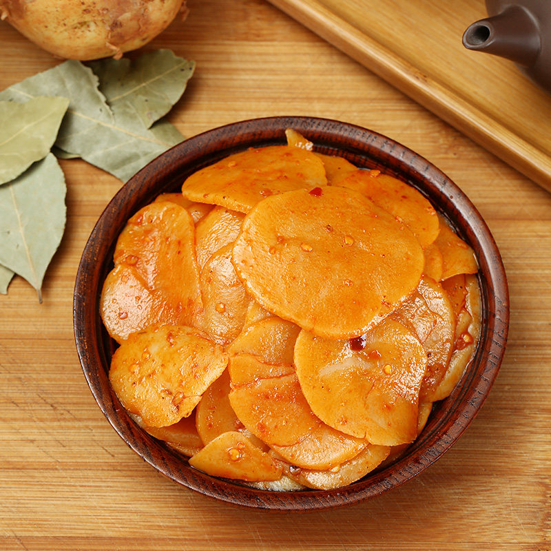 香与麻辣香辣土豆片70g*15开袋即食休闲零食下饭菜四川特产素熟食