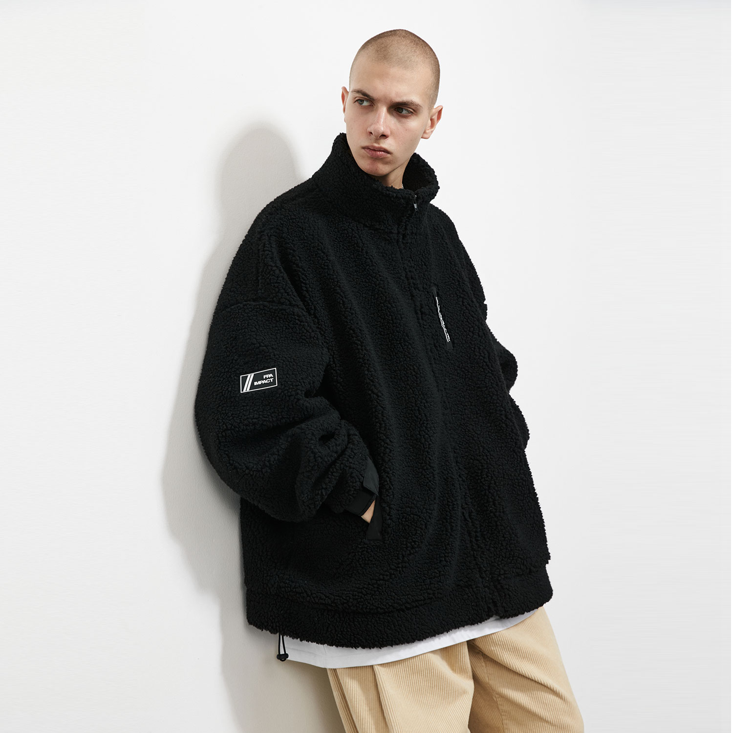 FPA(VENGETICE) 羊羔毛棉服外套 2021年新款潮牌冬季厚棉衣袄子男