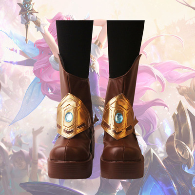 lol英雄联盟星籁歌姬萨勒芬妮cos鞋cosplay鞋来图定制