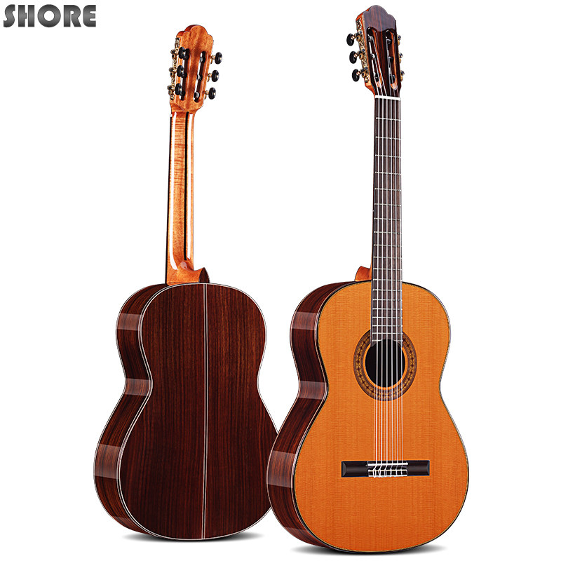 39寸单板木吉他 150s单板古典吉他 shore 索尔面单 250s - 爱购网