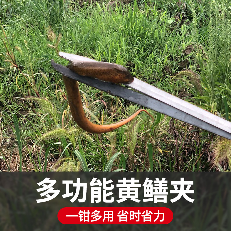 黄鳝夹螃蟹夹子鳝鱼钳控鱼器泥鳅钳子防滑夹鱼神器捉鱼器抓捕工具