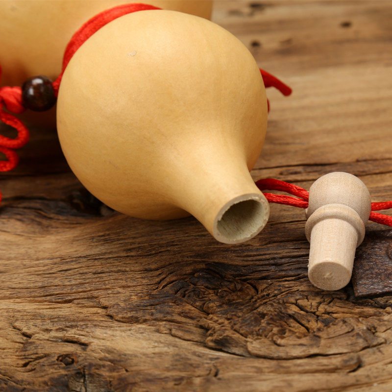 天然开口葫芦挂件摆件化解对门开光法器招财葫芦