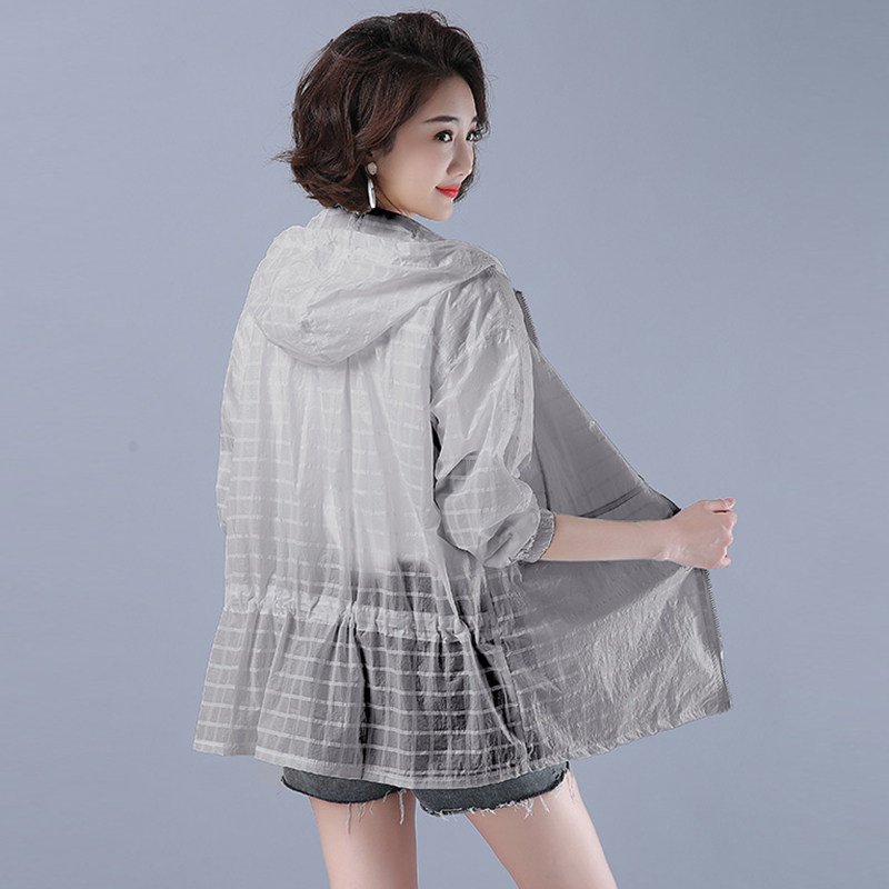 防晒衣女长袖2020新款中长款韩版洋气宽松轻薄女士外套夏季防晒衫