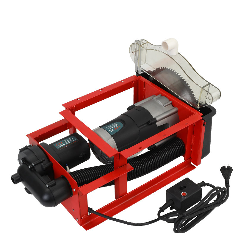 无尘锯台小型木工电锯倒装9寸木板石膏板木地板台锯