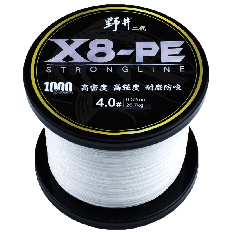 野井第二八编大力马鱼线1000米x8-pe4编织渔网网线鱼线