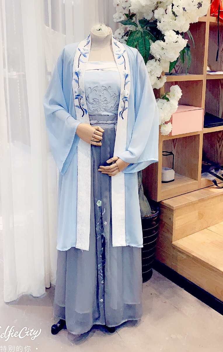 独家宋制汉三件抹胸小袖禅修夏季设计对襟山茶汉服定制