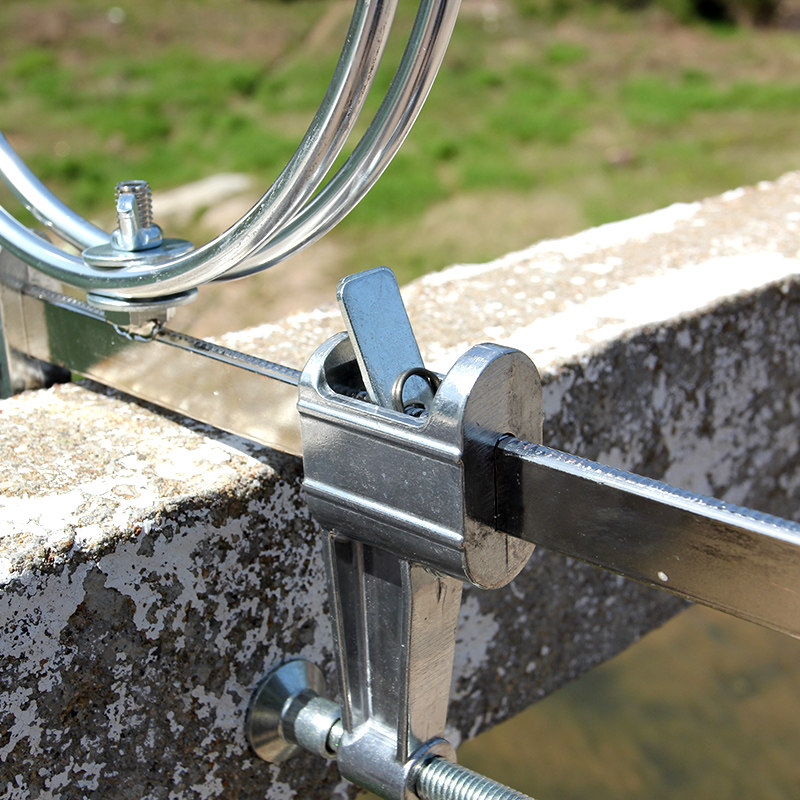 支架金属筏钓筏杆筏竿支架桥竹排船钓海钓鱼炮台支架