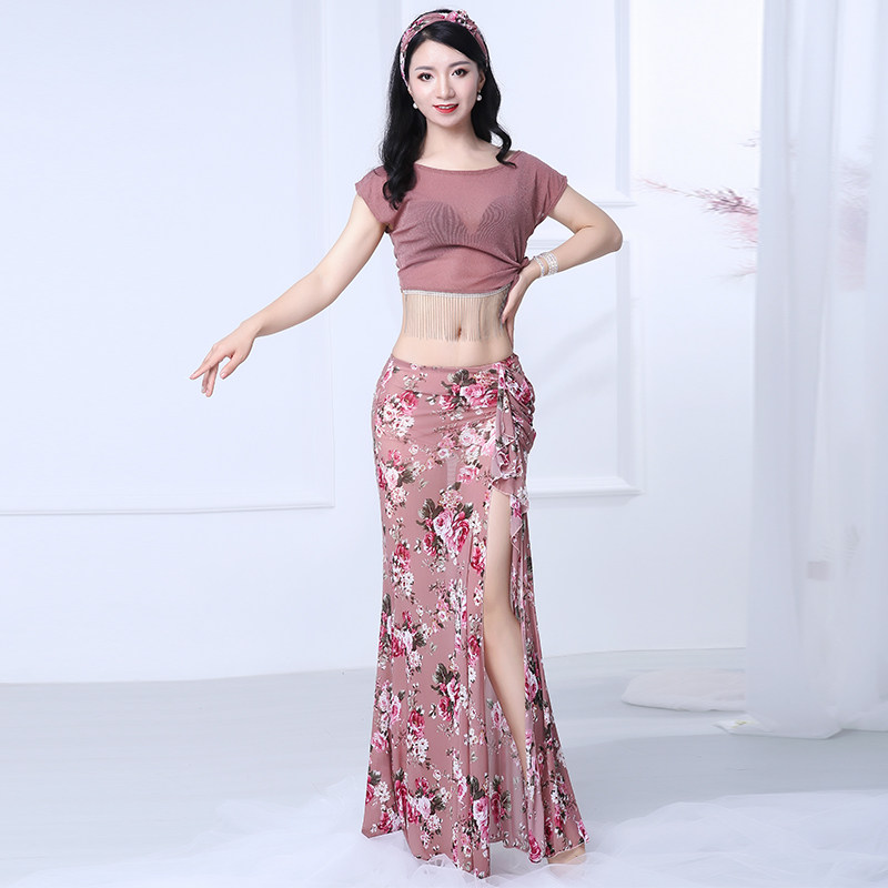 琪亚肚皮舞2020新款套装练功服性感东方舞服装演出服女流苏舞蹈裙