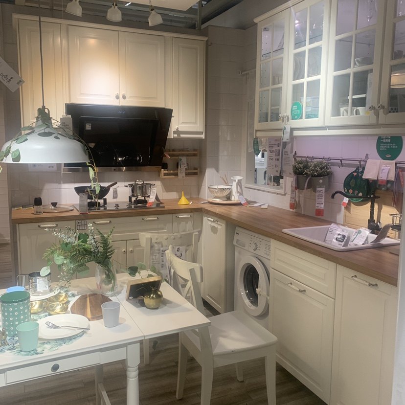 台面苏州宜家ikea萨林厨房操作操作台橡木工作台实木餐桌