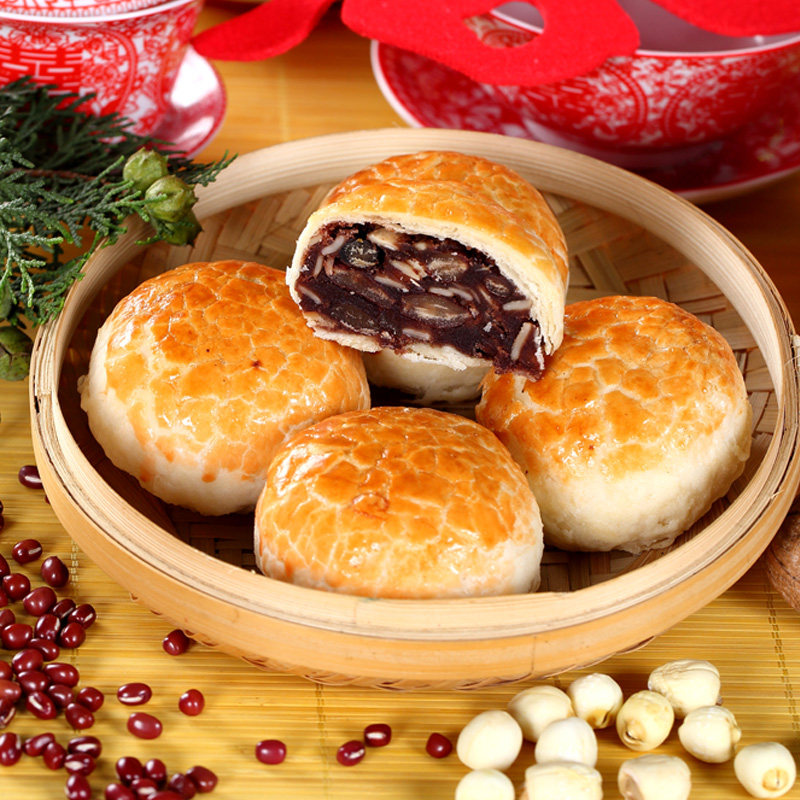 点心顺德味道老广嫁娶结婚手工制糕点万年年喜饼传统中式糕点