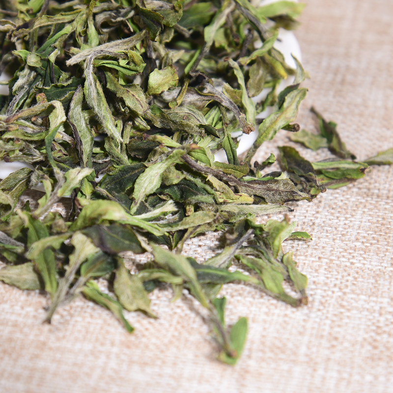 2022年明前首采鱼叶寿眉f1早春政和白茶白银针余叶寿眉