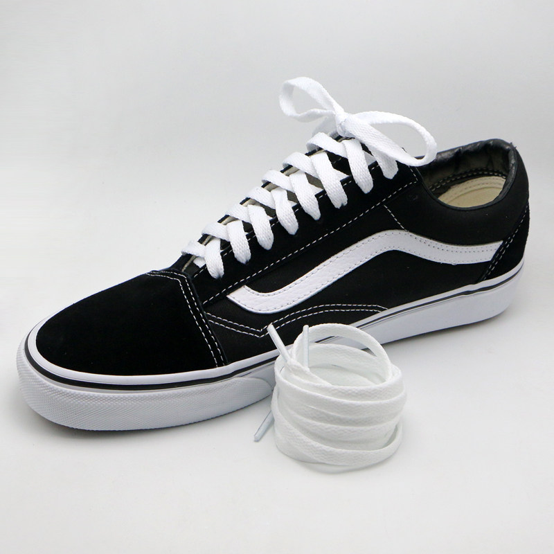 适配万斯vans低帮中帮高帮原装品质经典白色鞋带