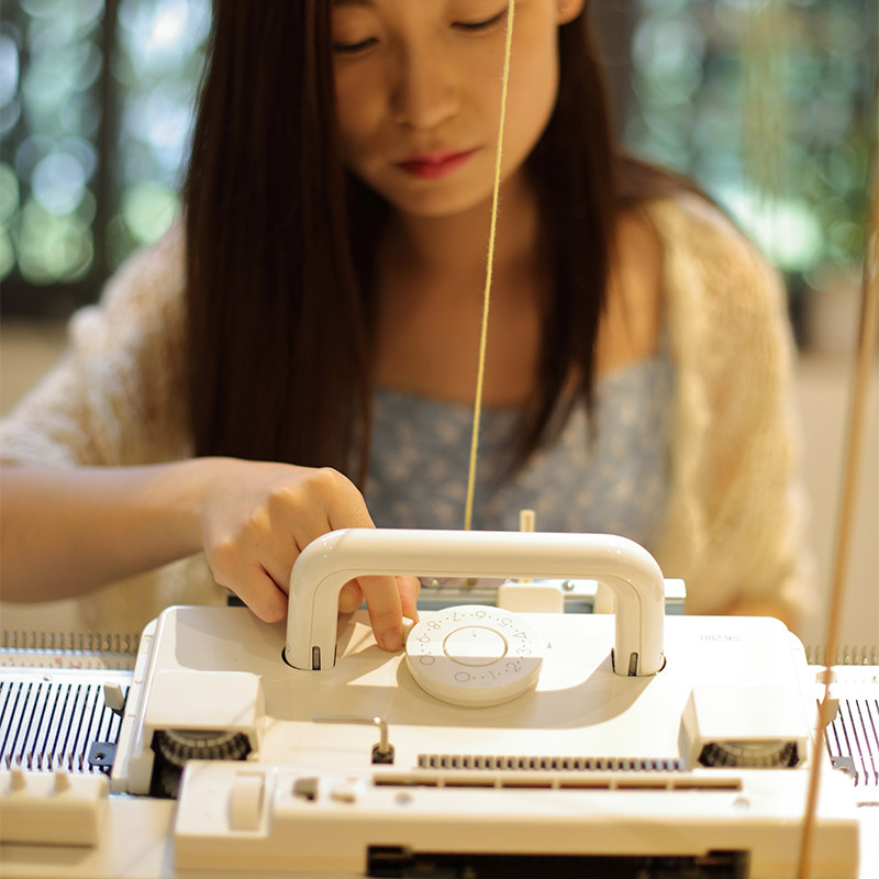 毛衣银笛sk280手工编织机家用日本小型粗线diy其他配件