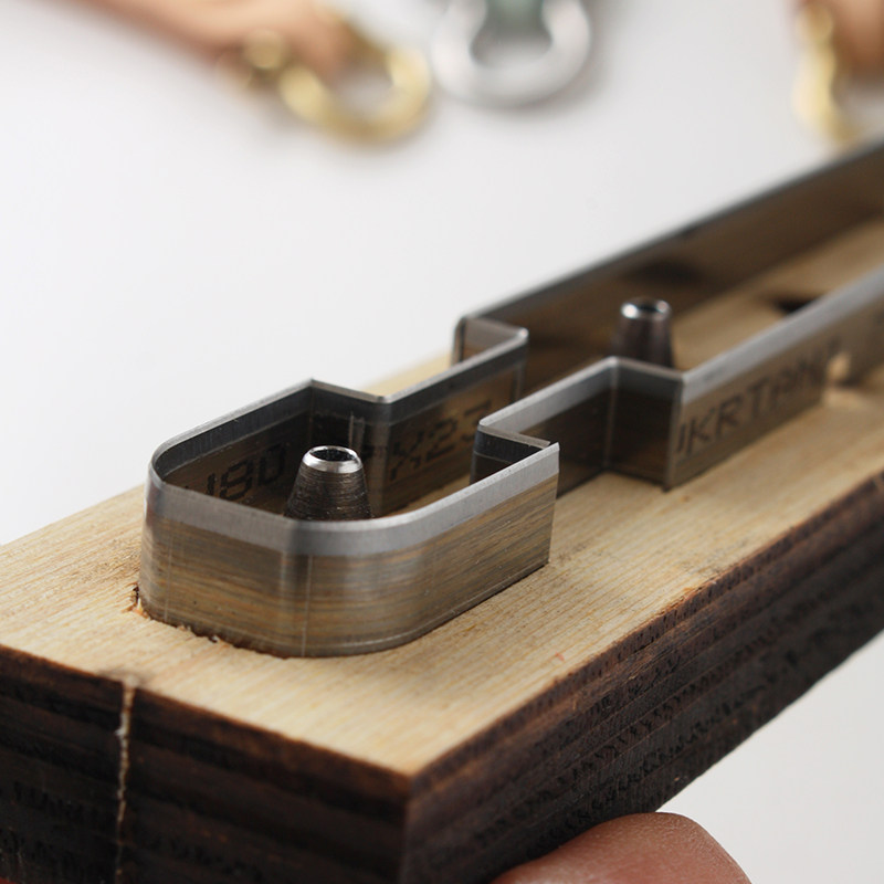 长条型钥匙钥匙扣扣下料刀手工diy皮革日本材质其他