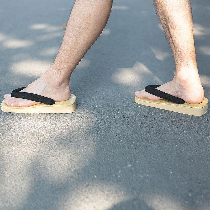雪拖木屐男士男式日本日式鞋子子人字拖人字拖