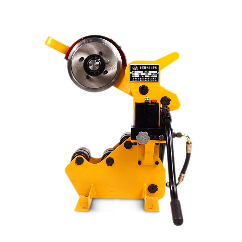 管机虎王电动液压小型切管切割镀锌消防不锈钢管切割机