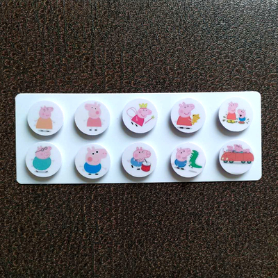 自闭症代币奖励孤独症代币个训课集体课训练用代币魔术贴代币板