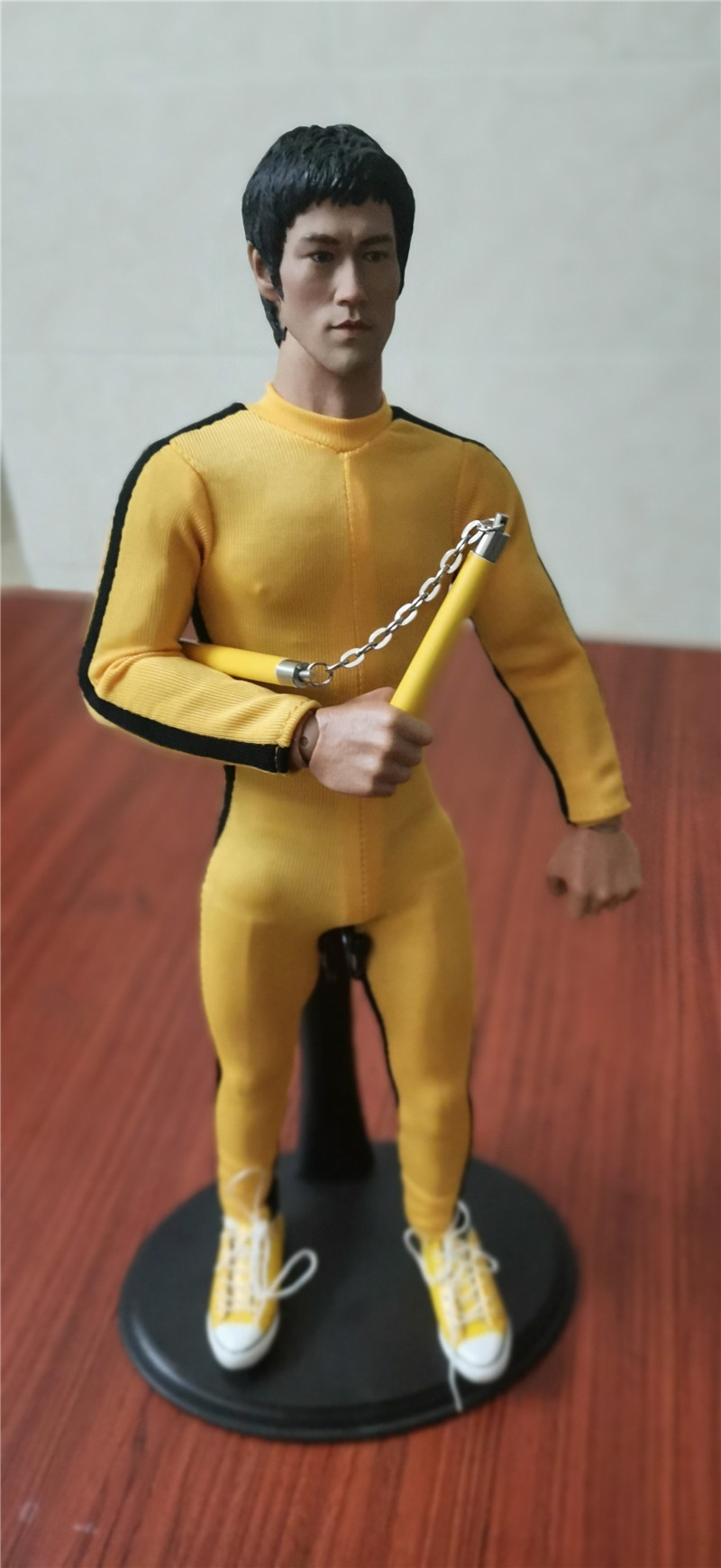 zytoys兵人功夫之王李小龙黄色连体衣运动鞋运动套装兵人专区