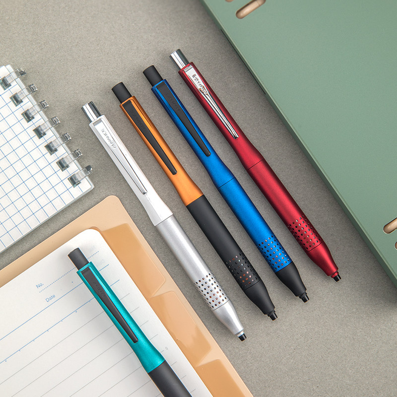 日本uni三菱kurutoga自动动转铅笔金属商务限定铅笔