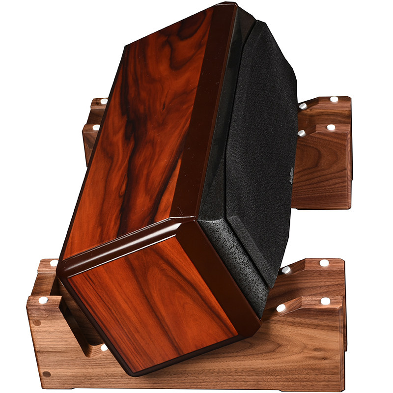 爵士机架北美胡桃实木脚架中置音箱支架进口音响脚架