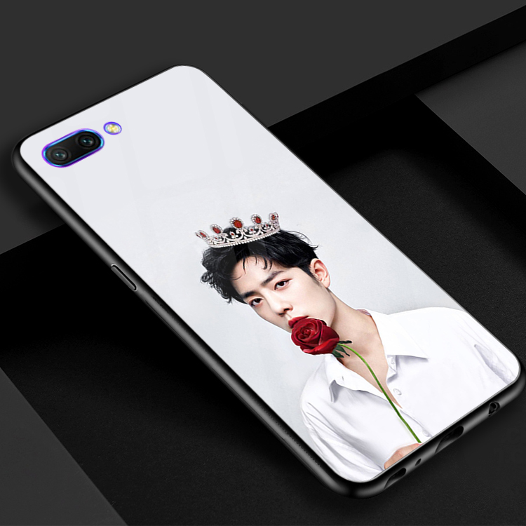 肖战同少年镜面v8play玻璃v10机壳手机prov20i手机保护套