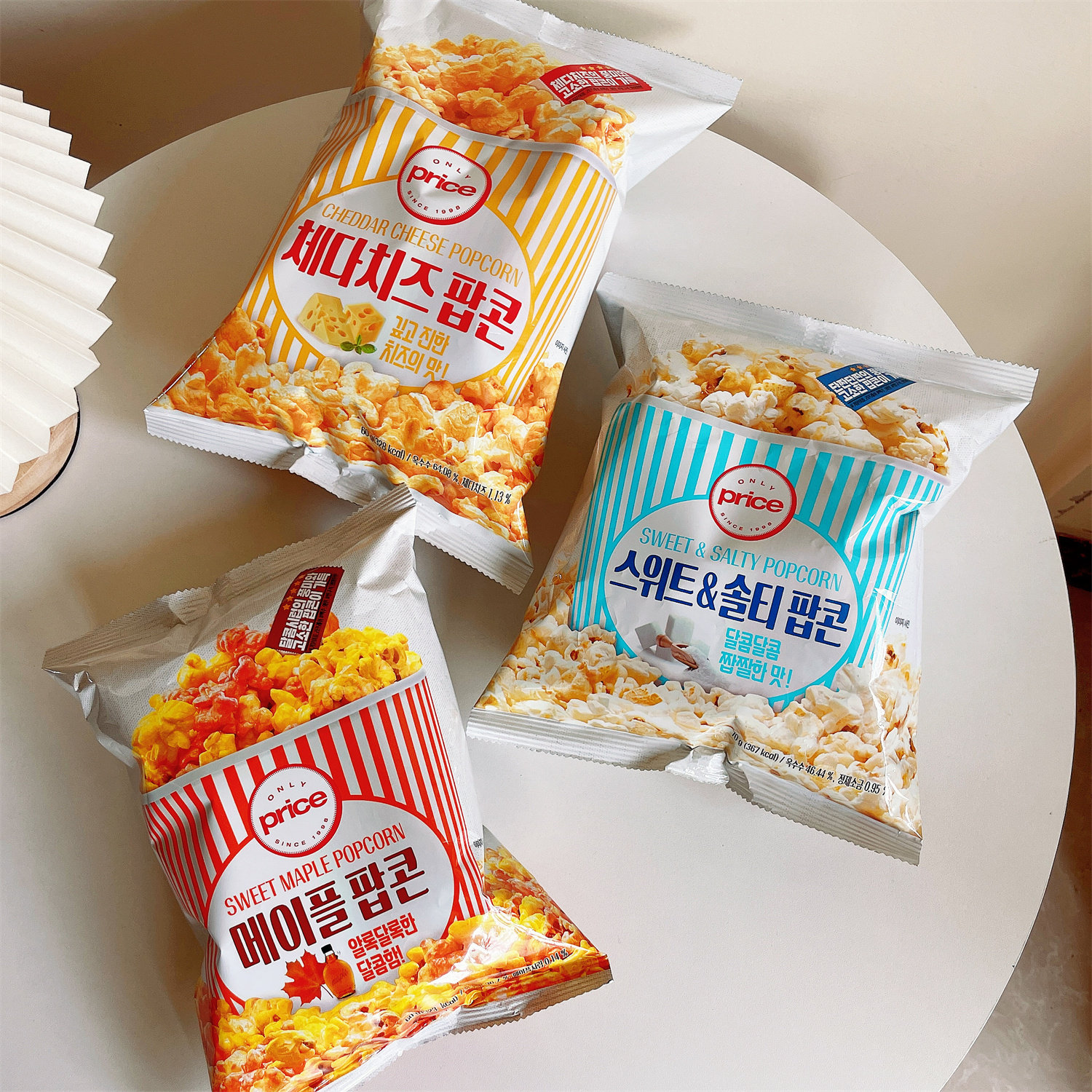 爆米花韩国枫糖切达芝士咸香咸味袋装奶酪味芝膨化食品