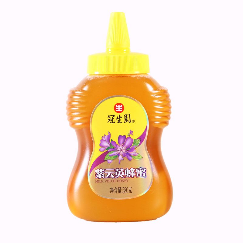 蜂蜜上海特产冠生园580g紫云英伴手包邮蜂蜜
