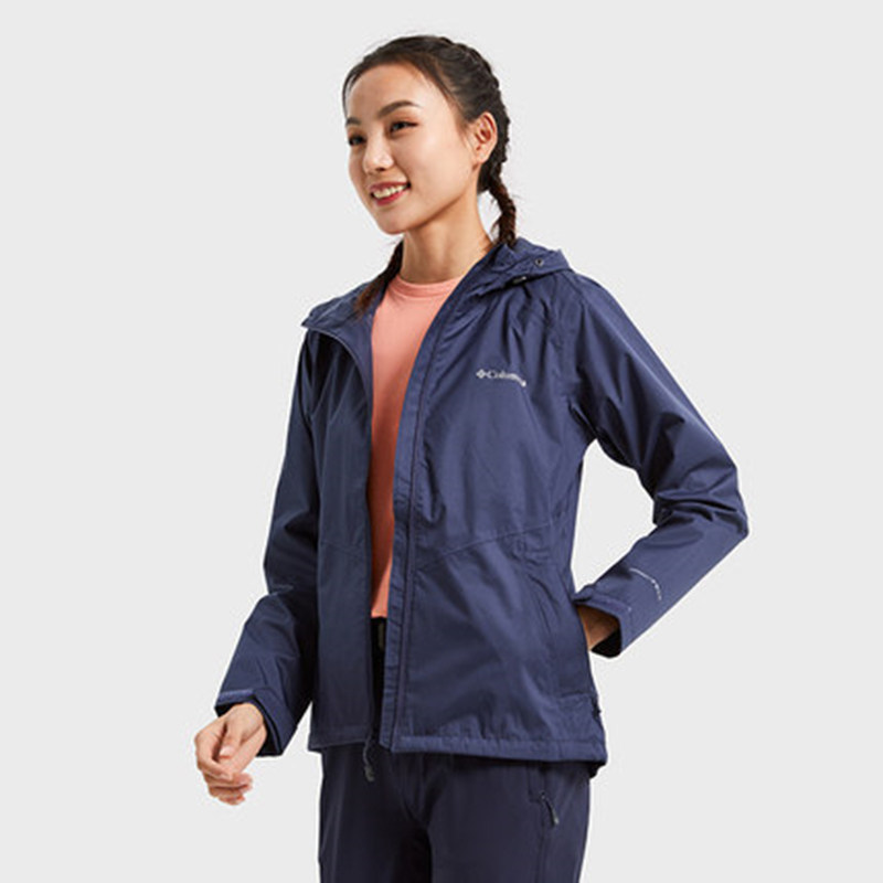哥伦比亚冲锋衣女2022新款户外防水防风夹克休闲冲锋衣
