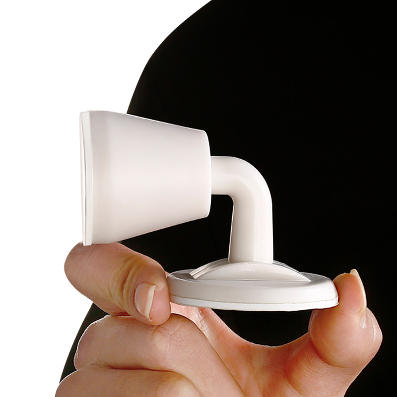 防撞门吸硅胶免打孔门把手卫生间门挡塑料厕所门挡