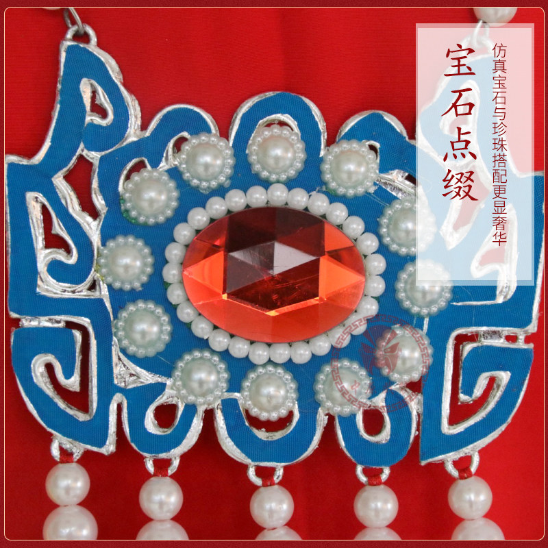 中原戏装戏曲越剧贾宝玉项圈通灵锁片戏剧宝玉挂锁民族服装