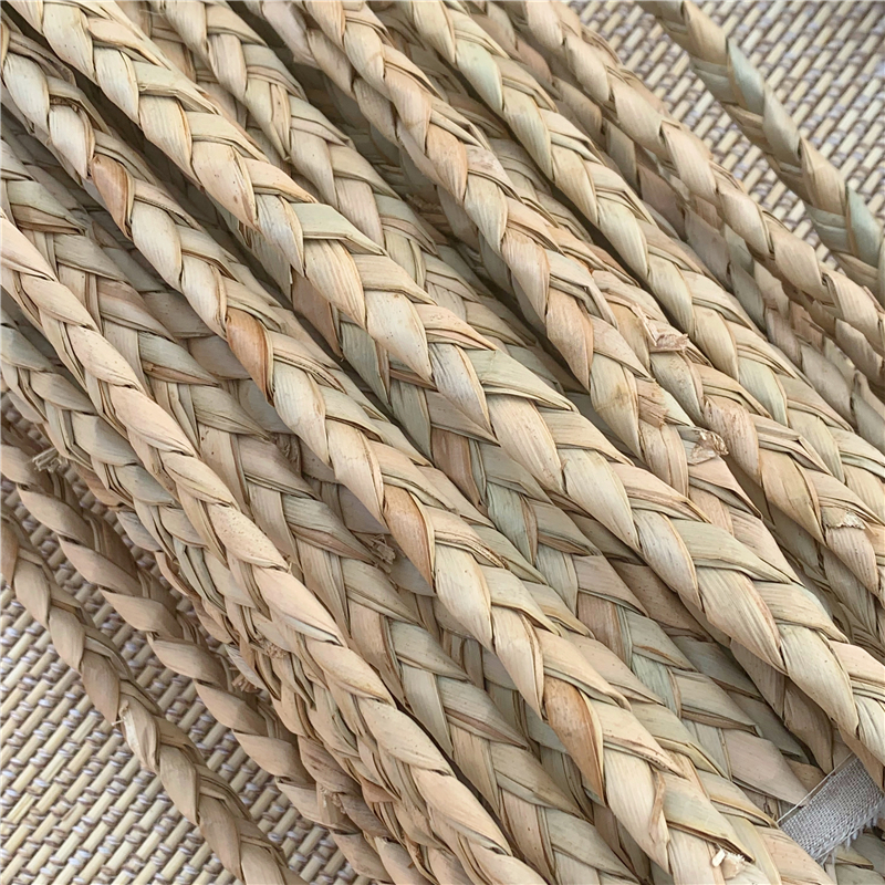 蒲草草绳草编辫子股绳手搓diy手工绳子编织绳子