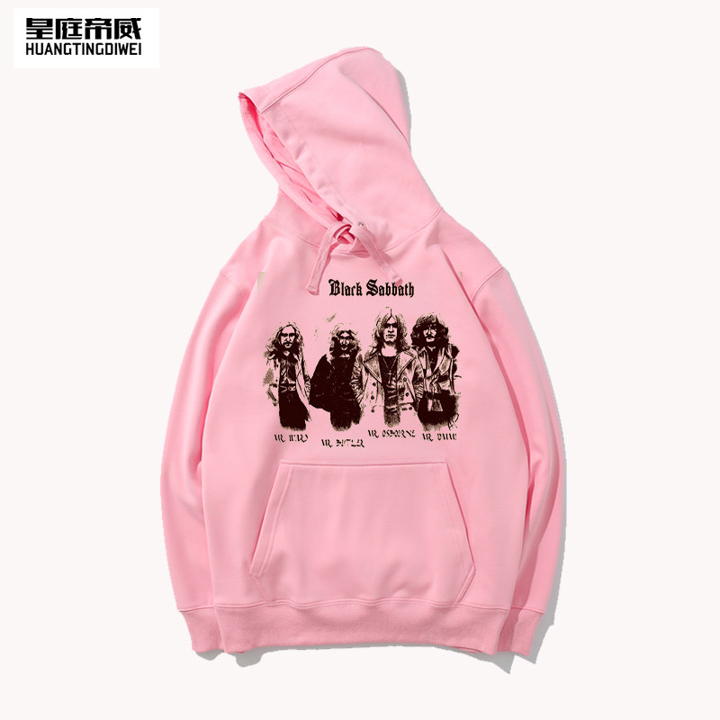 blacksabbathtee摇滚乐队黑色安息主题连帽卫衣欧美潮牌卫衣
