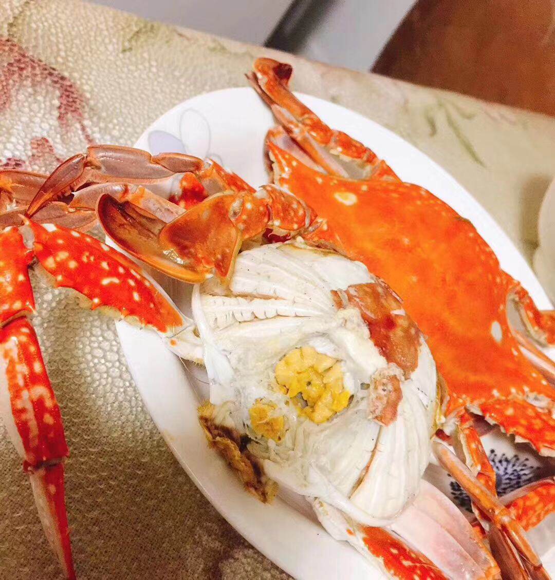 舟山野生梭子新鲜鲜活大公东海特级月岙白蟹梭子蟹