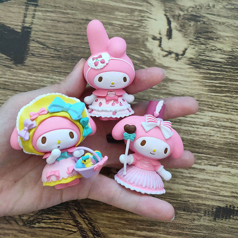 美乐茶话会盲盒袋公仔手办蛋糕装饰摆件玩具少女潮玩盲盒