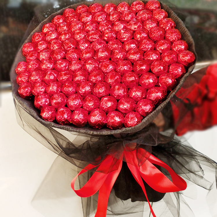 99颗真知棒棒棒糖花束糖果花束卡通生日礼物创意送男女朋友求婚