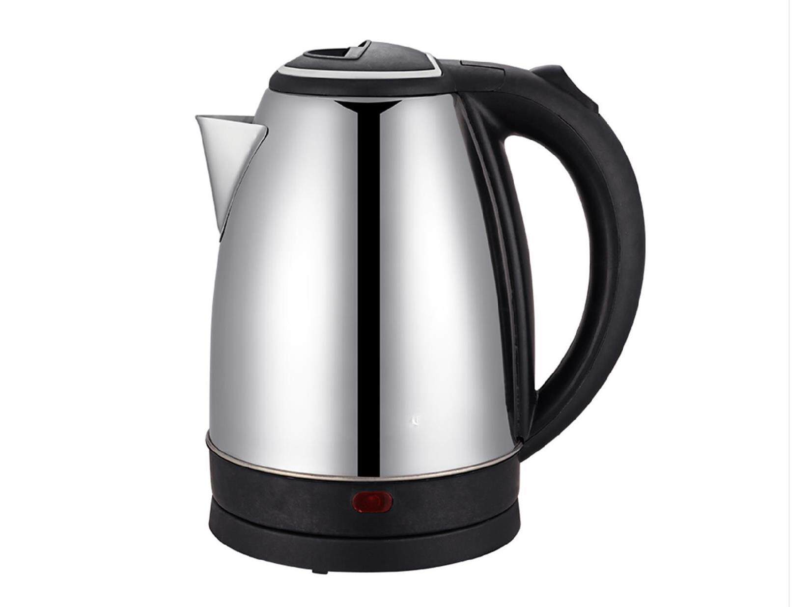 天蓝色食品品级水壶瓶保暖壶水开即停两银色自动烧水壶