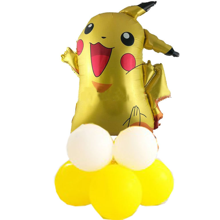 气球卡通pokemongo皮卡丘铝膜神奇宝贝口袋精灵铝箔宝宝气球