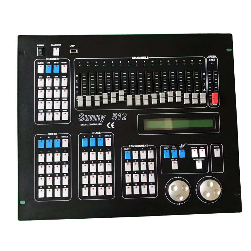 阳光控台dmx512舞台灯光控制器婚庆led帕灯光束电脑舞台灯光