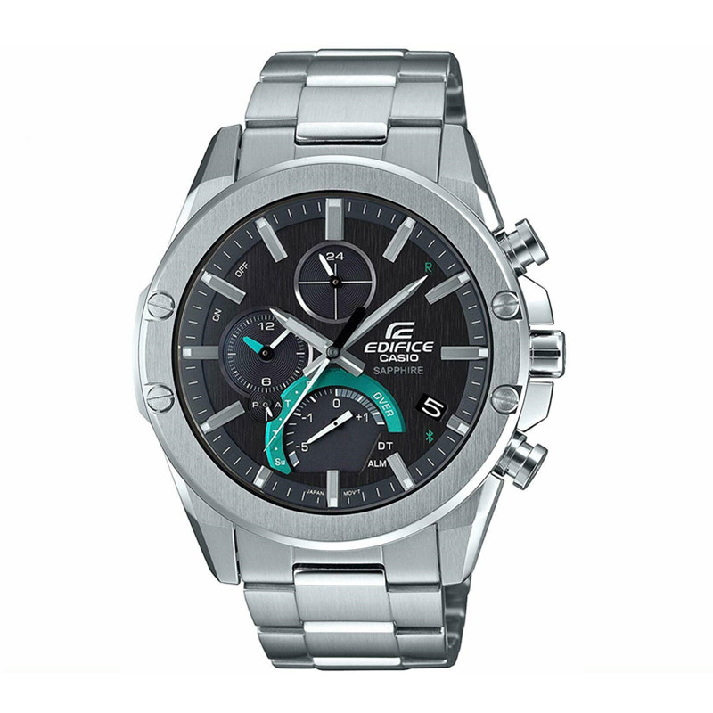 卡西欧手表男edifice系列蓝牙太阳能动力防水商务男表eqb-1000yd