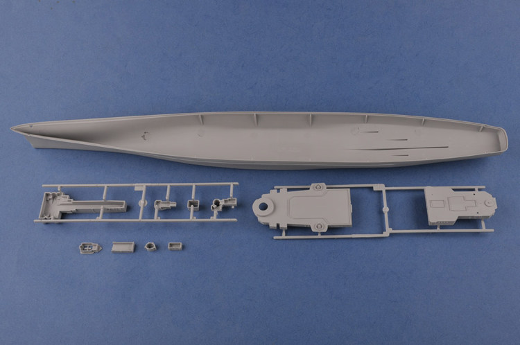 hobbyboss小号手模型美国海军巡洋舰cb-1阿拉斯加86513舰艇