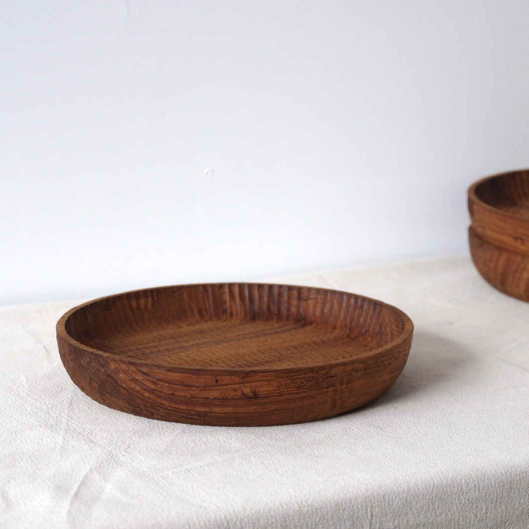 手作木器手工柚木托盘茶盘实木木盘零食干果果盆