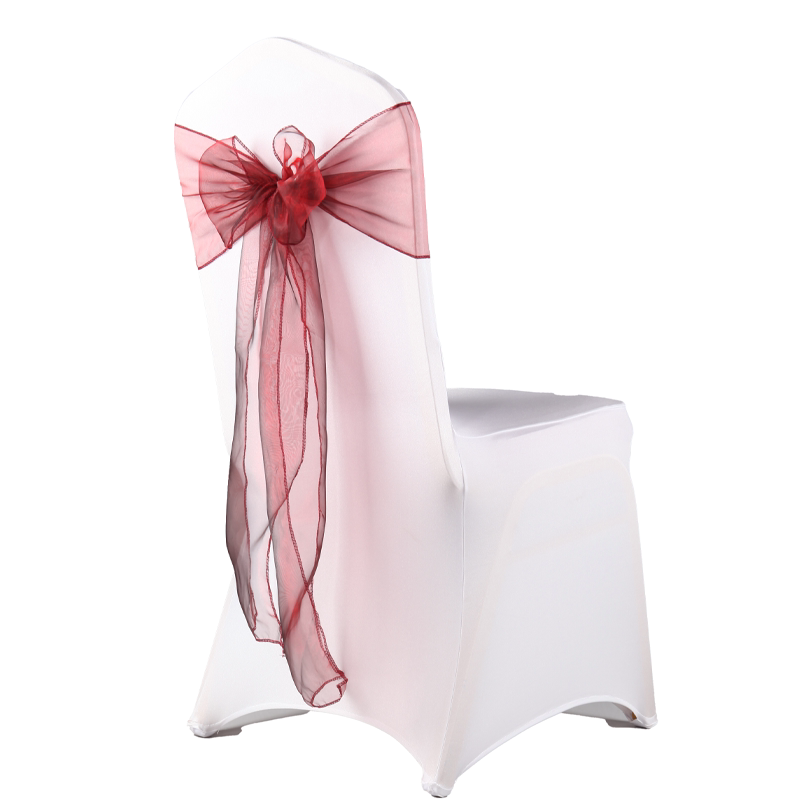 椅背结婚婚庆蝴蝶结户外婚礼纱幔椅子庆典派对椅套
