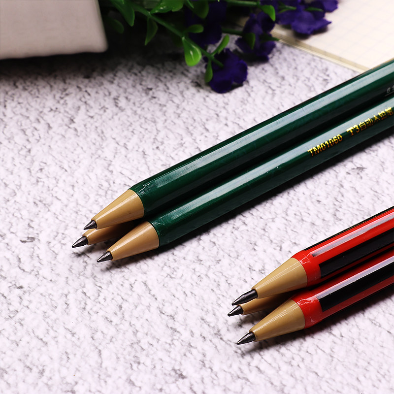 铅笔天卓好笔t3自动010602b环保按动粗芯铅笔