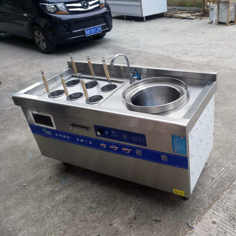 面馆煮面商用多头电磁炉8kw大功率6头煮面锅汤粉炉商用电磁炉
