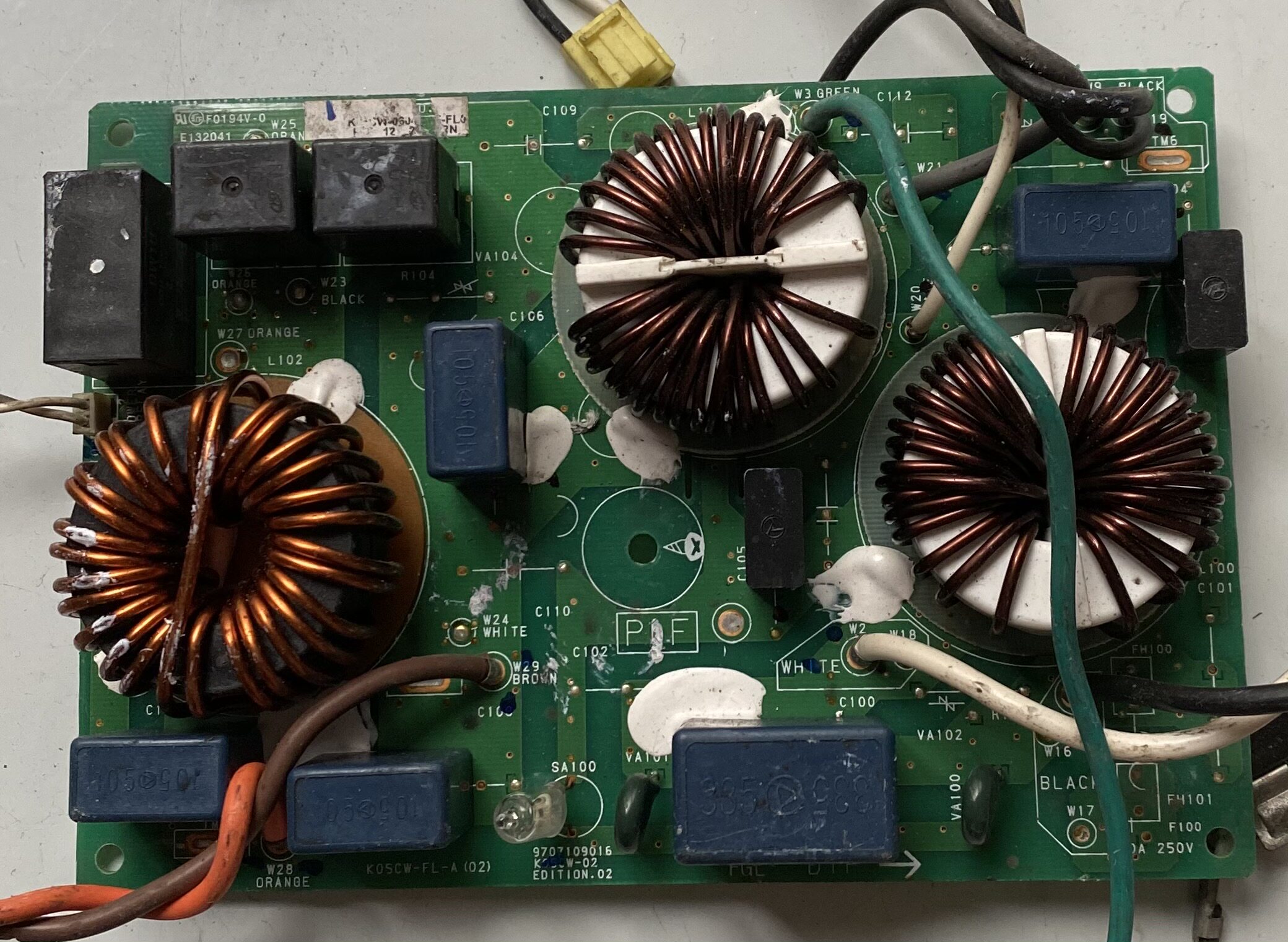 富士通空调配件变频室外滤波k05cwfla9707109016pcb电路板