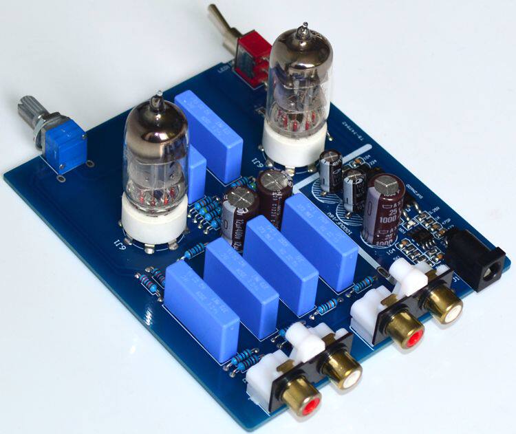 hifiyj6j1电子管胆前级发烧前级迷你家用音响功放功放板