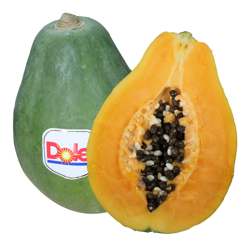 dole都乐木瓜非转基因菲律宾进口木瓜2只 新鲜水果木瓜单果约410g