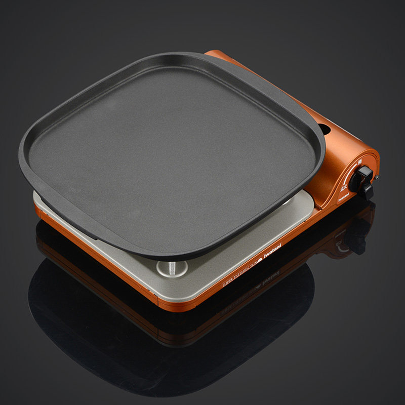 烤盘岩谷卡式炉方形粘板烧卡磁炉煎炒瓦斯炉烧烧烤盘