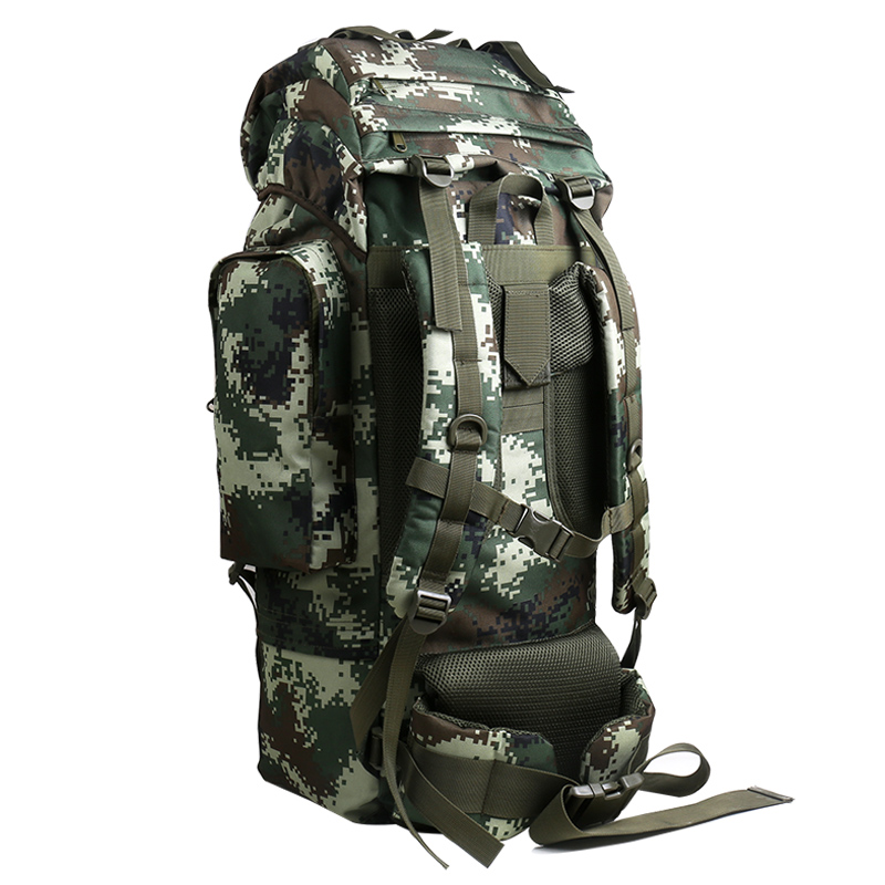 迷彩单兵战术背囊100l携行具双肩背包野战大容量战术双肩背包